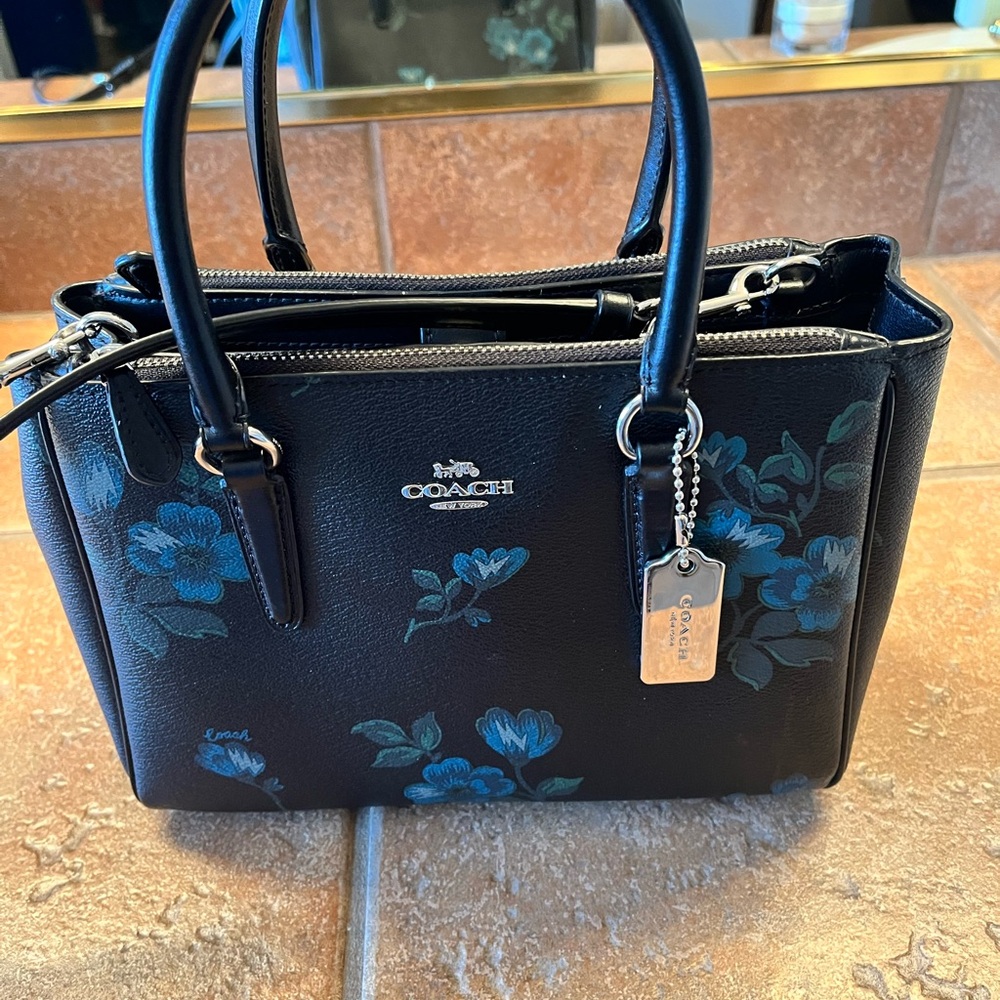 Coach Mini Surrey Victorian Floral Satchel
